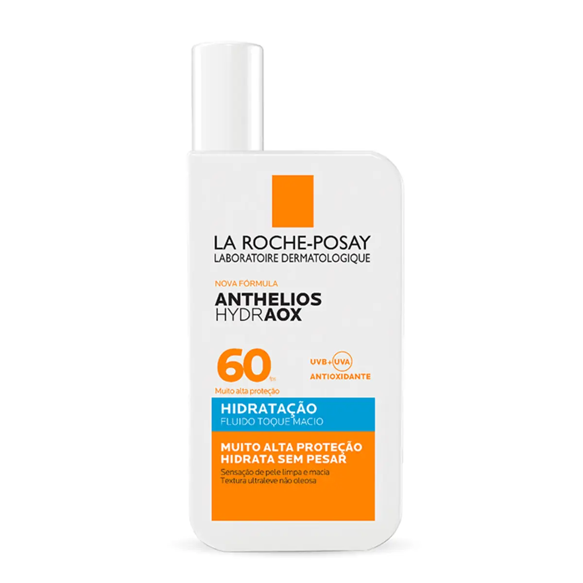 Protetor Solar Fluido Toque Macio Fps 60 La Roche Posay Anthelios Hydraox Frasco 40ml