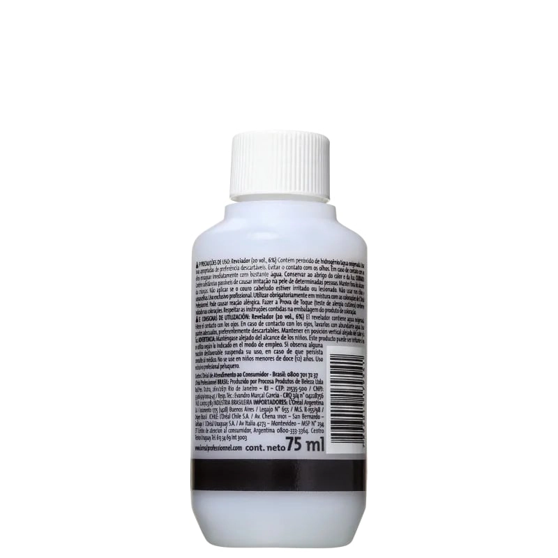 Agua Oxigenada 75ml 20 Volumes Loreal Profissional
