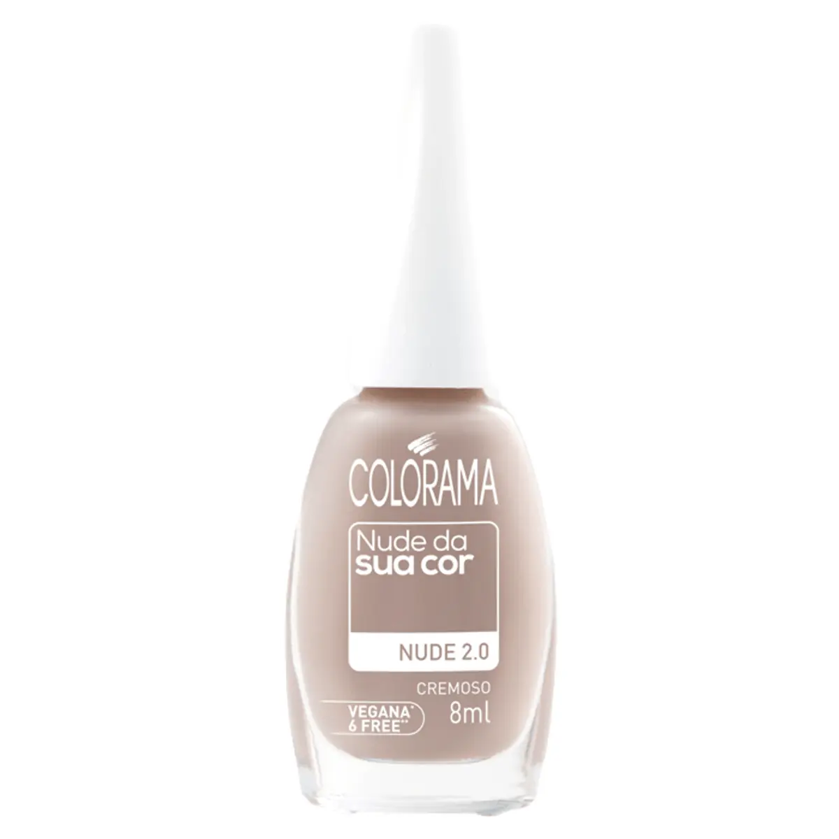 Esmalte Cremoso Nude 2.0 Colorama Nude Da Sua Cor Frasco 8ml