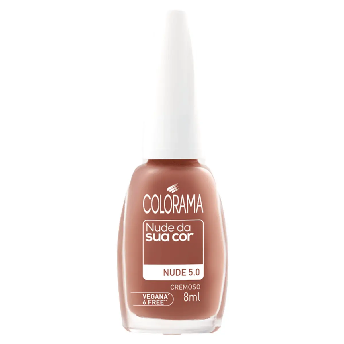 Esmalte Cremoso Nude 5.0 Colorama Nude Da Sua Cor Frasco 8ml
