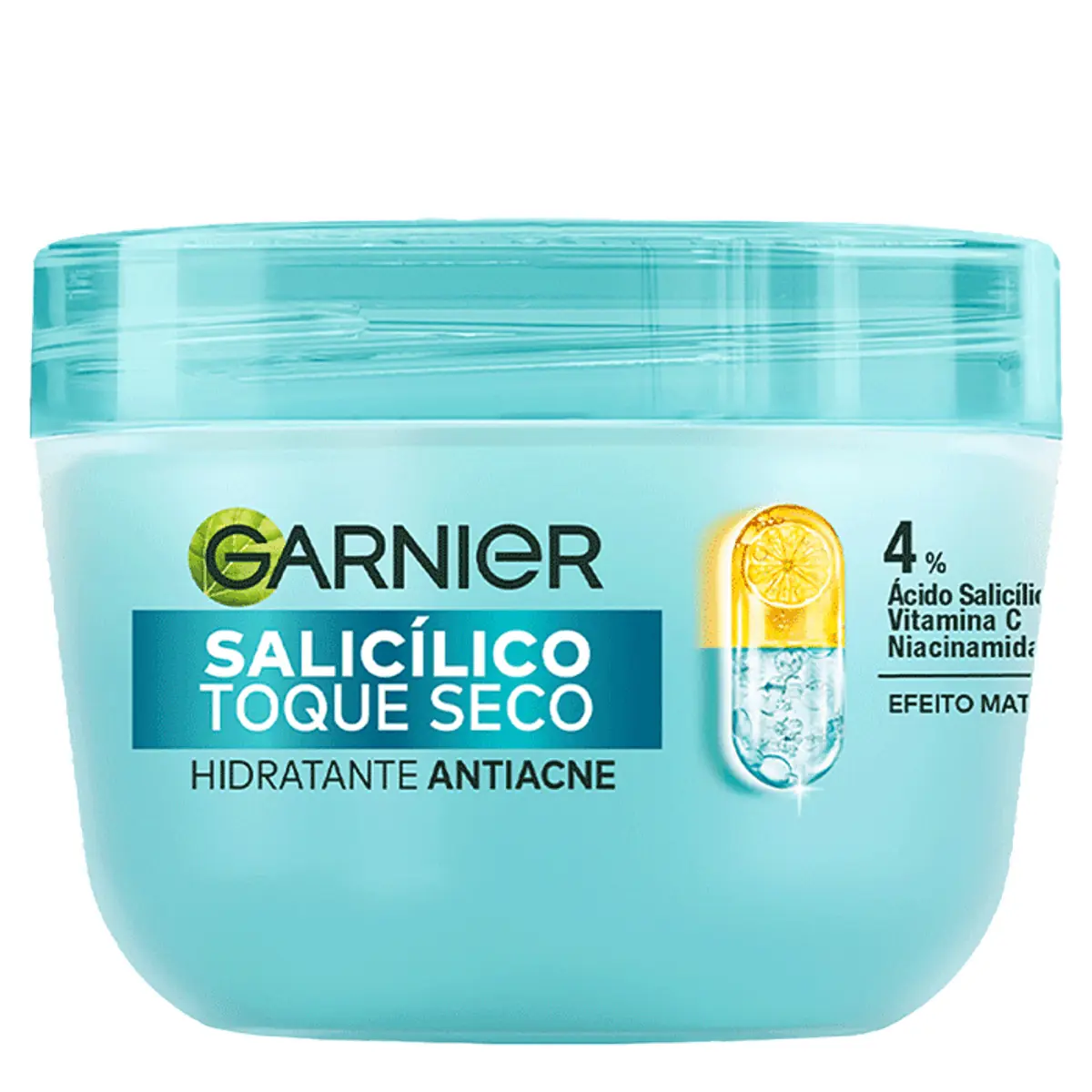 Hidratante Gel Salicílico Toque Seco Antiacne Facial Garnier Pote 85g