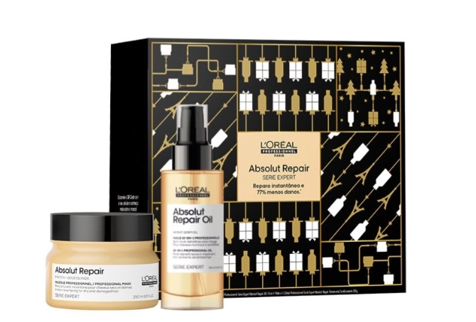 Kit Mascara Oleo Absolut Repair Loreal Profissional