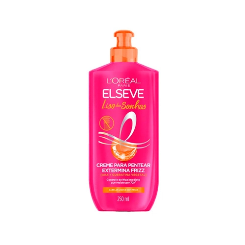 Creme Para Pentear Loréal Paris Elseve Liso Dos Sonhos Frasco 250ml