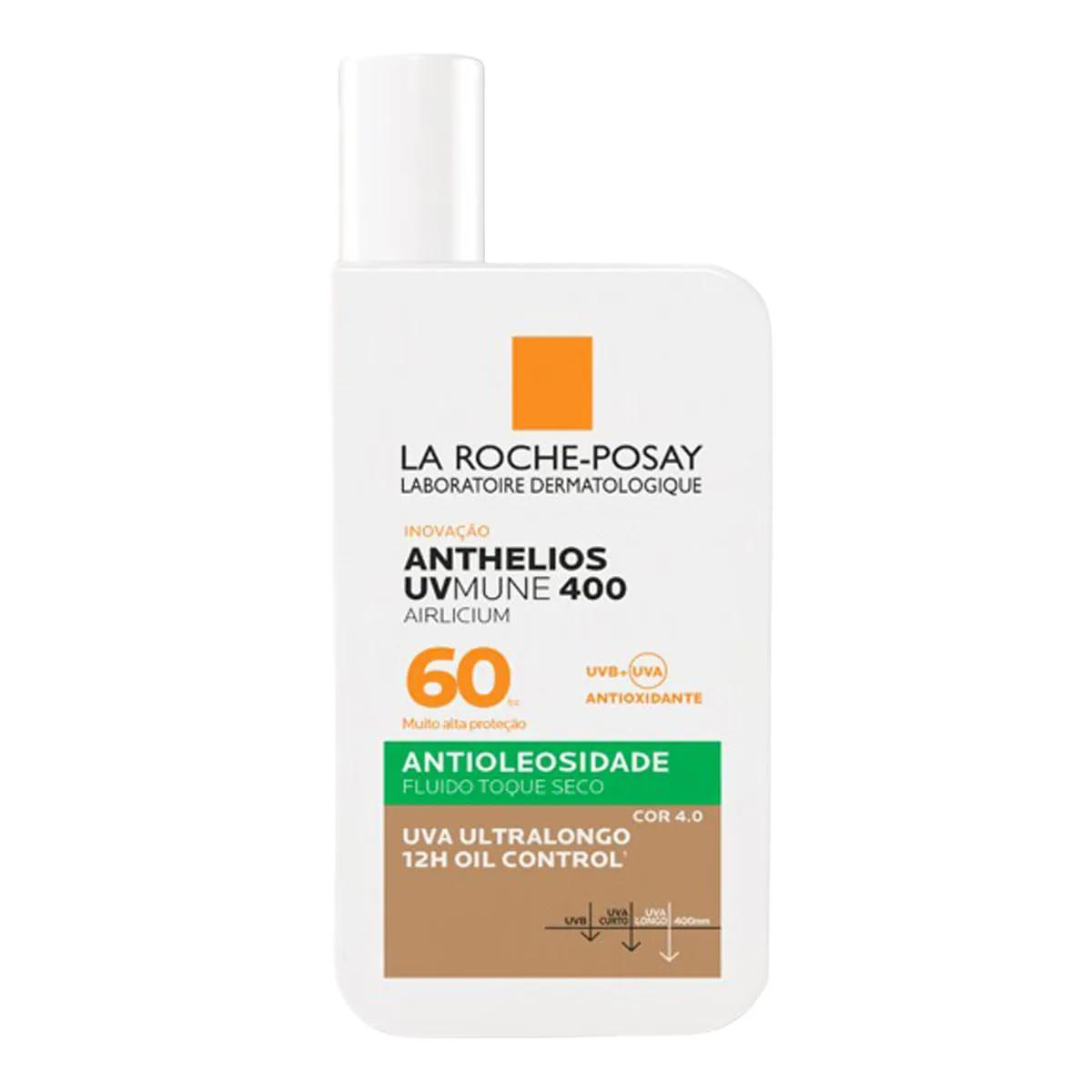 Protetor Solar Facial La Roche-Posay FPS 60 Anthelios Uvmune 400 Cor 4.0 40ml