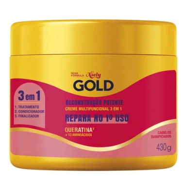 Niely Gold Cr Trat Reconstrucao 430g