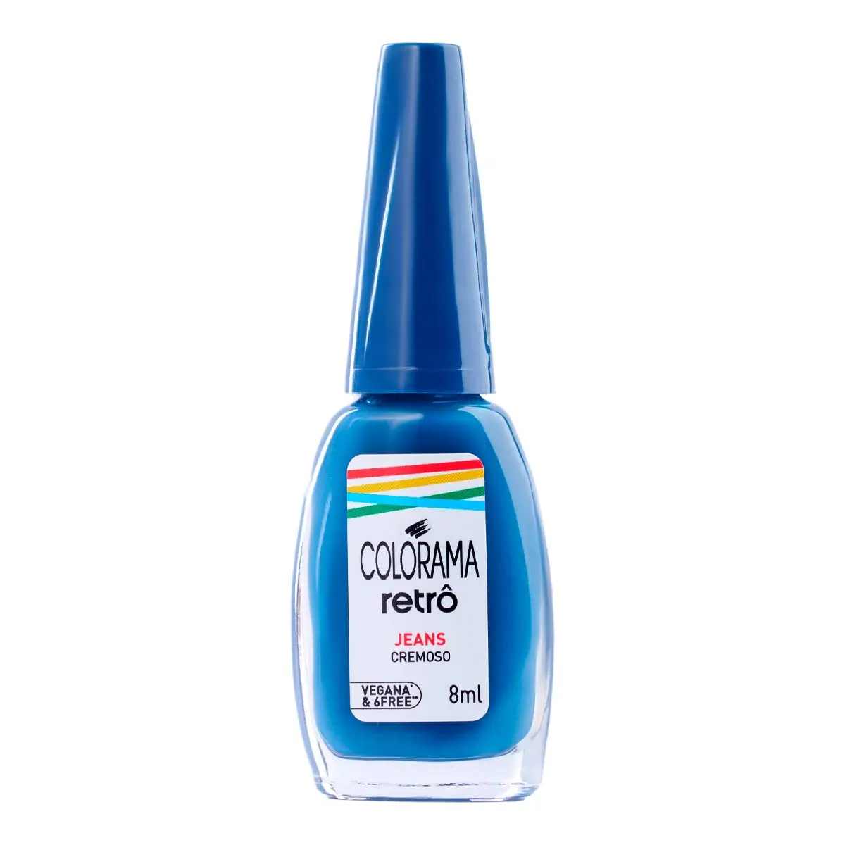 Esmalte Cremoso Jeans Colorama Retrô Frasco 8ml