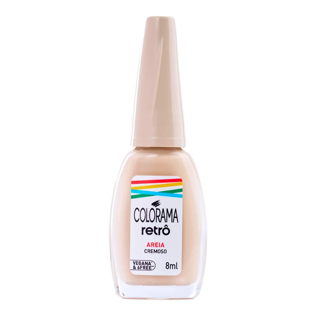 Esmalte Cremoso Areia Colorama Retrô Frasco 8ml