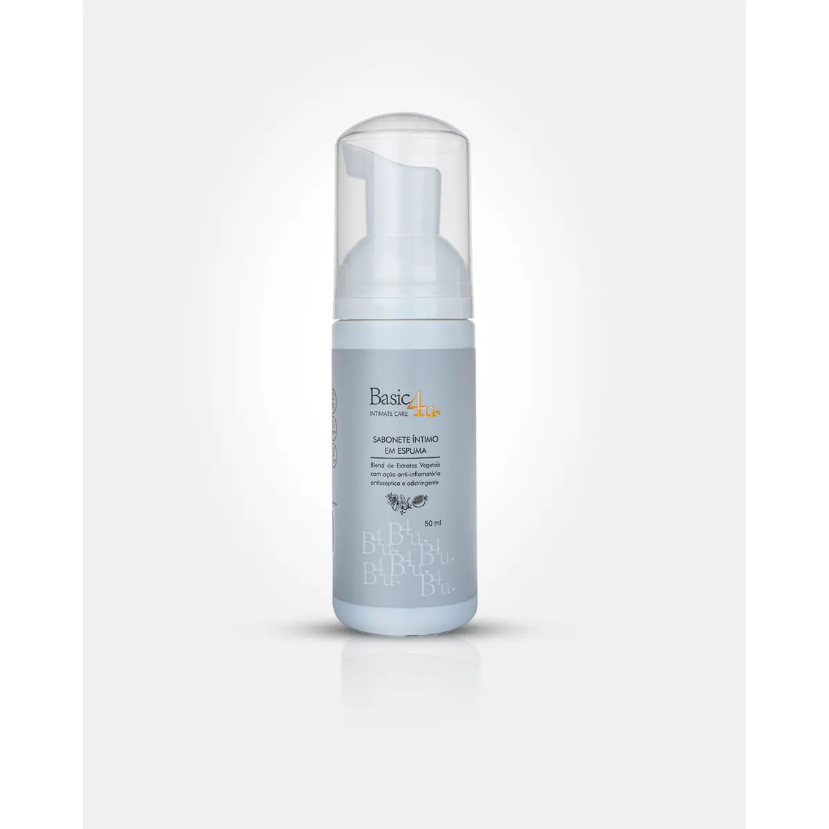 Mini Sabonete Íntimo em Espuma Basic4u 50ml