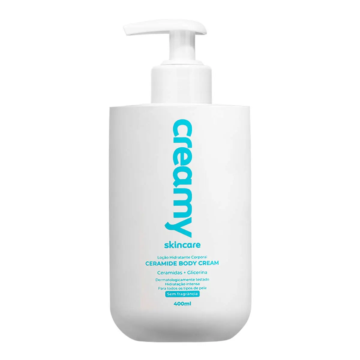 Hidratante Corporal Locao Creamy Ceramidas Glicerina Sem Perfume 400ml