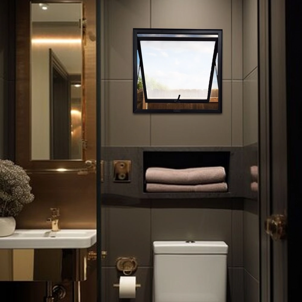 Vitro Maxim Ar De Alumínio 80 X 60 Linha Veneza Preto