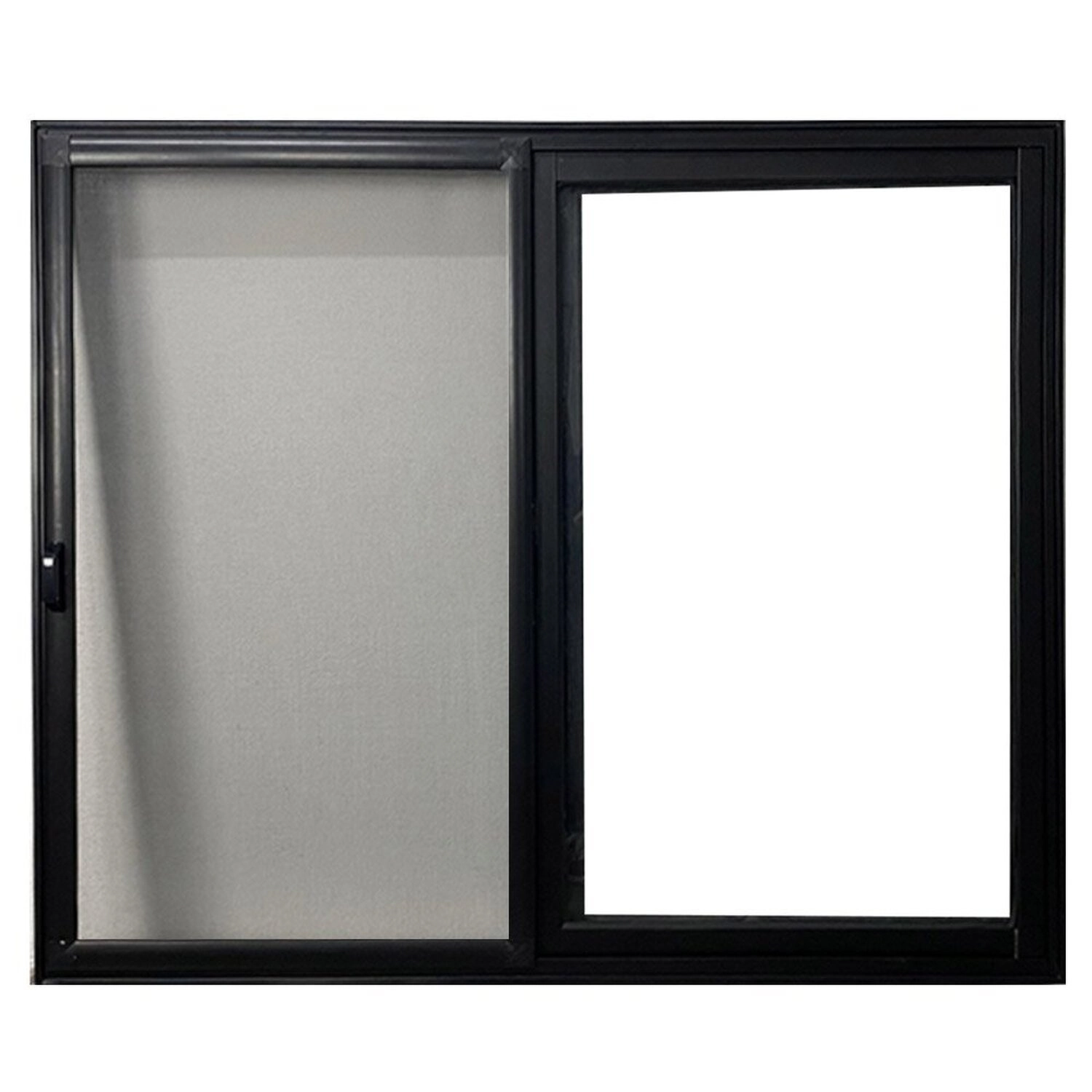 Janela Vitro 2 Folhas De Correr Tela Mosquiteira Alumínio 100cm X 120cm Preto