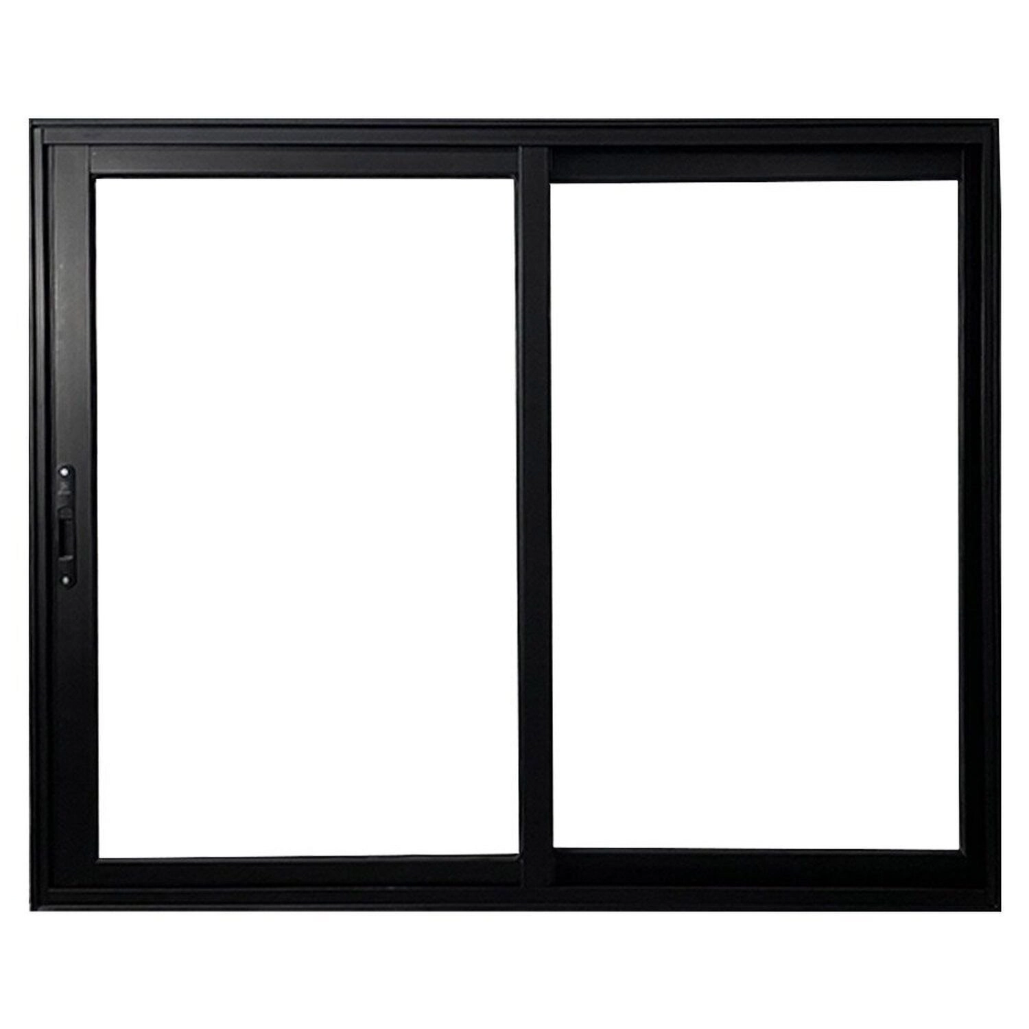 Janela Vitro 2 Folhas De Correr De Alumínio Linha 25 100cm X 150cm Preto