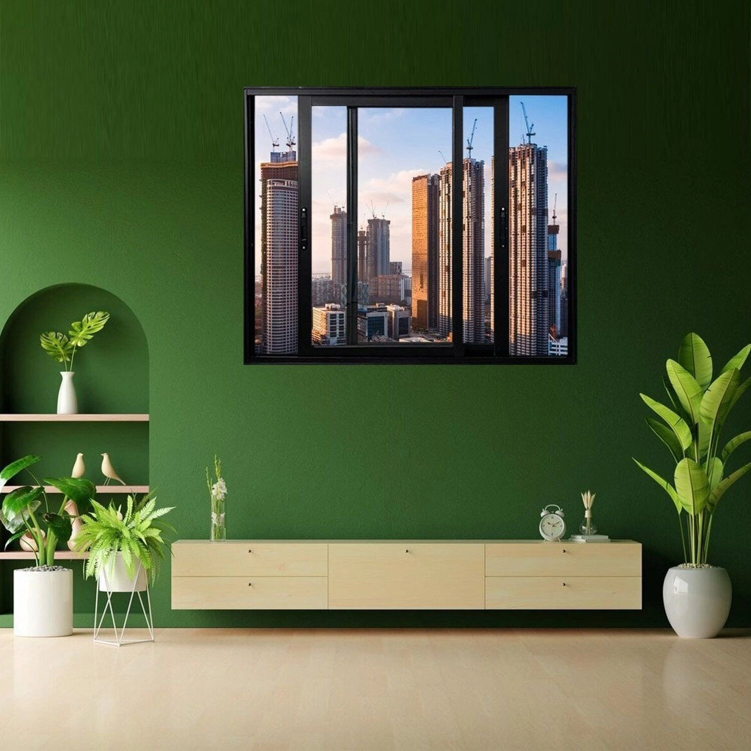 Janela Vitro 2 Folhas Móveis De Correr Alumínio 120x150 Cm Linha 25 Preto