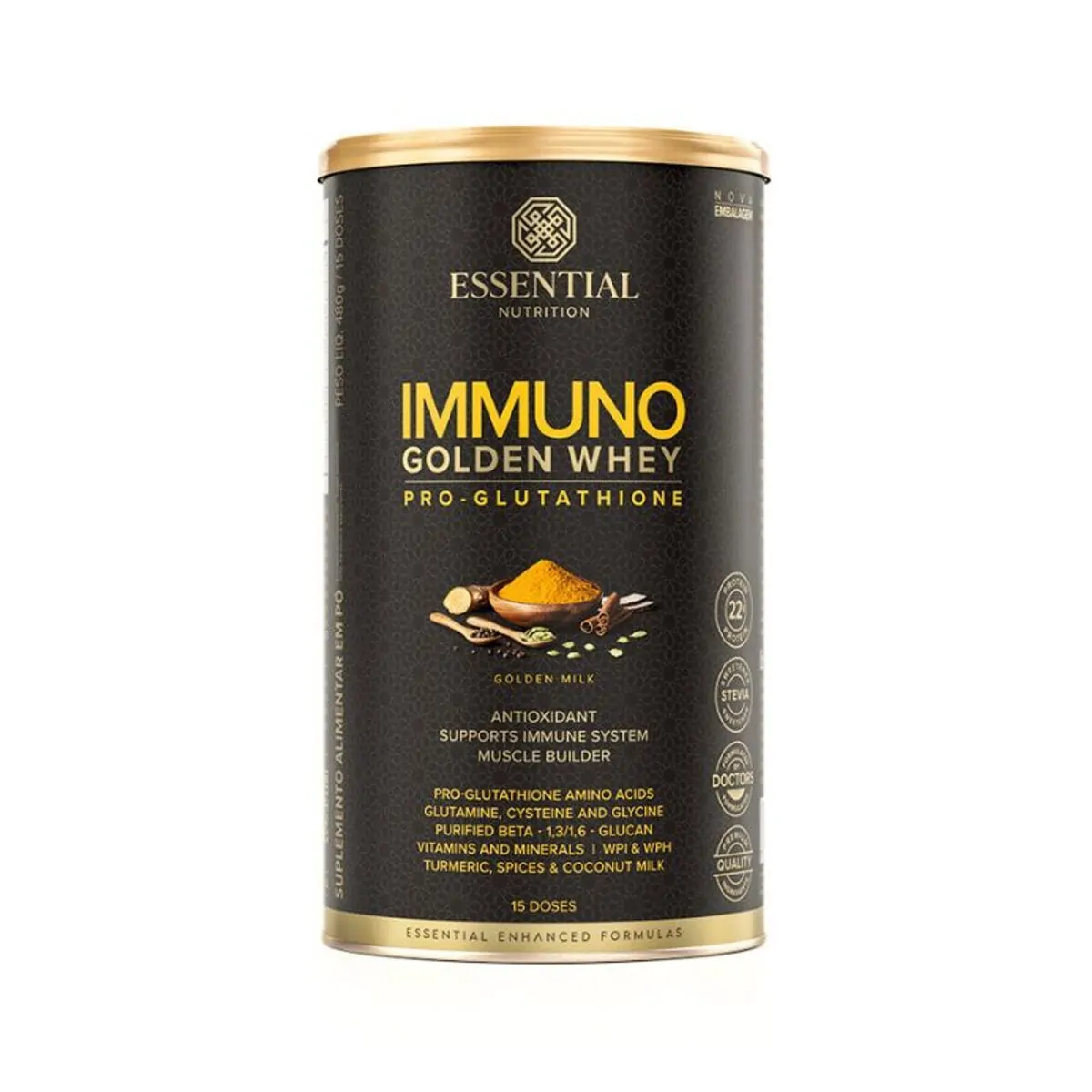 Immuno Golden Whey Pro Glutathione Essential Nutrition 480g