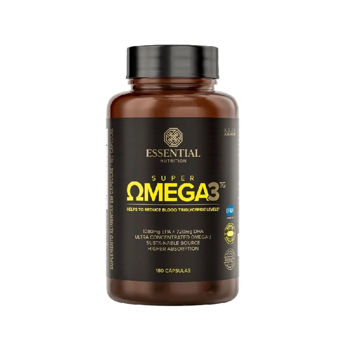 Omega 3 Essential Tg 1g 180 Capsula