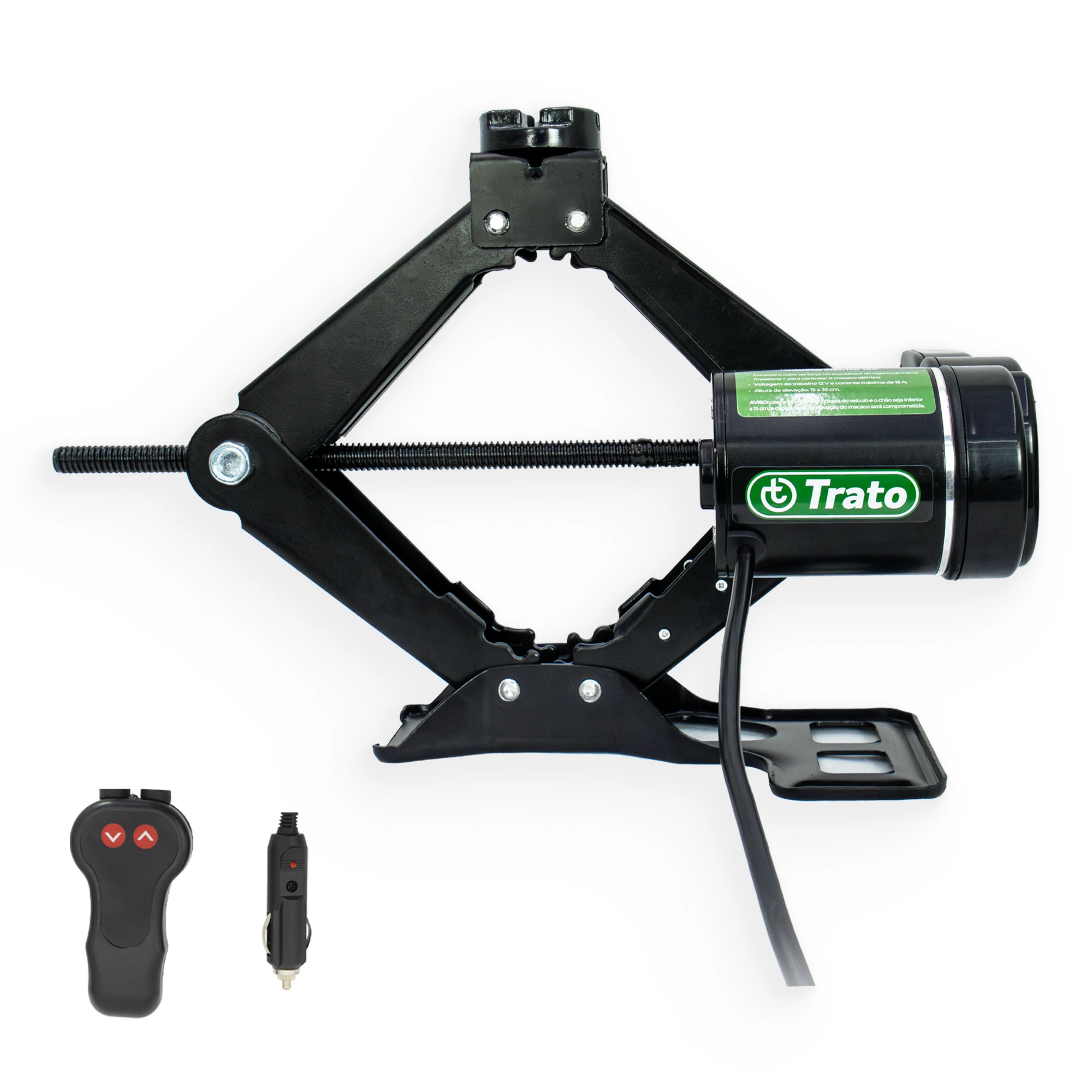 Macaco Sanfona 12V Elétrico Automotivo 3 Toneladas Tmac3 Trato