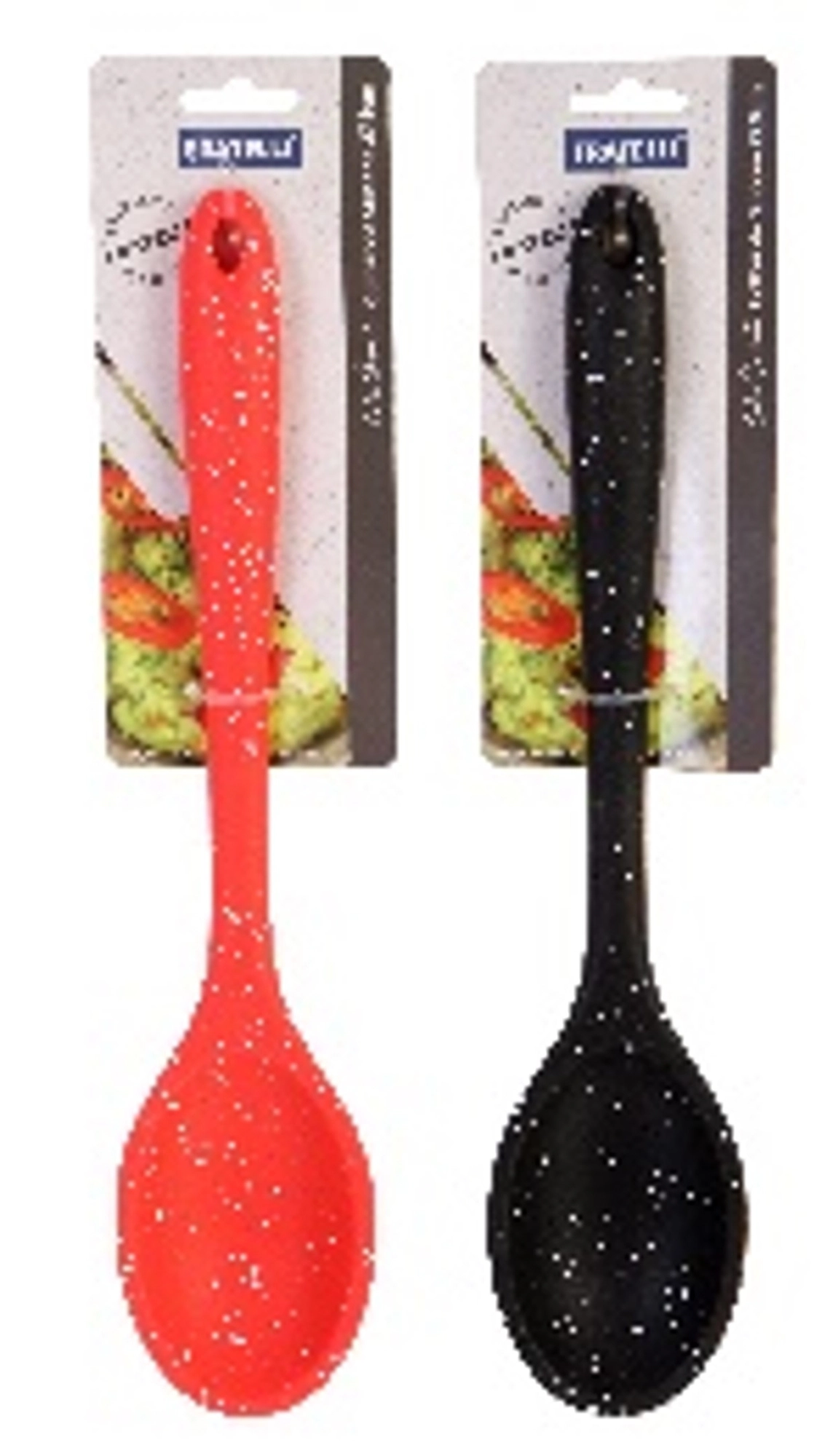 Colher Silicone Granite Vm Pt 28cm 311009 Euroquadros