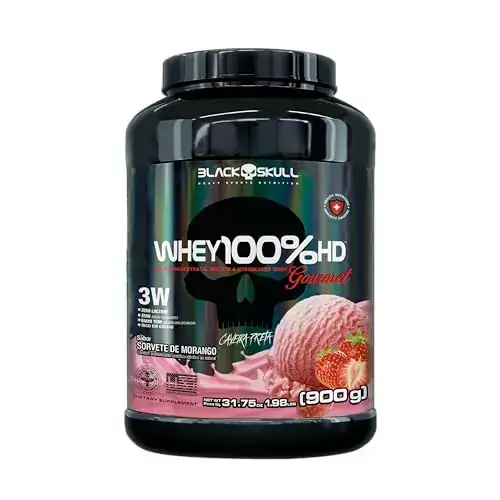 Whey 100 Hd Gourmet Morango 900g