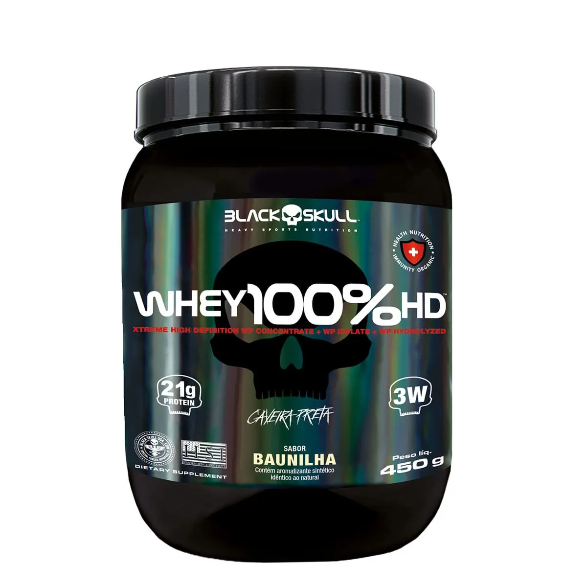 WHEY 100% HD POTE 450G - BAUNILHA