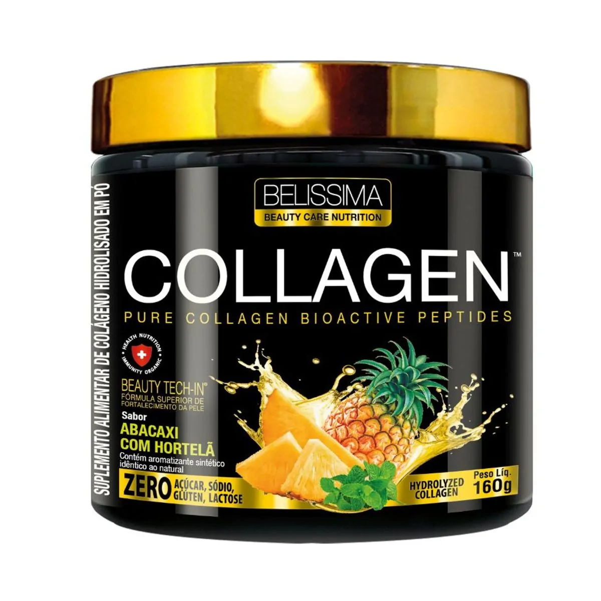 COLÁGENO PURO BELÍSSIMA 160G ABACAXI