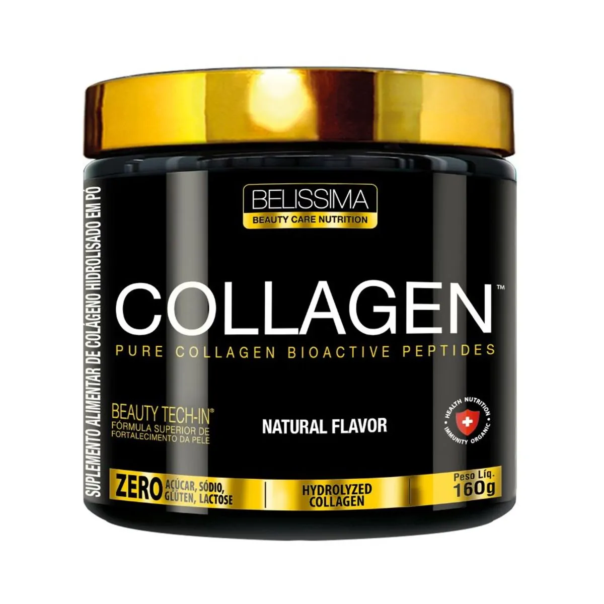 COLÁGENO PURO BELÍSSIMA 160G SEM SABOR