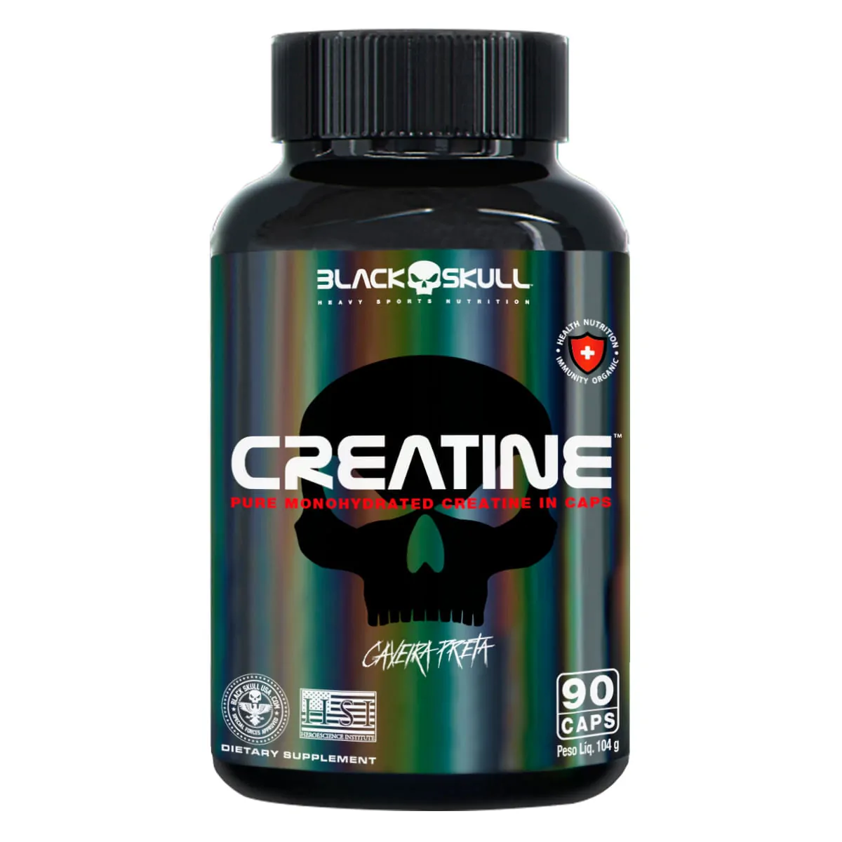 CREATINE CAPS - BLACK SKULL - CREATINA BLACK SKULL CREATINE - 90 CAPS