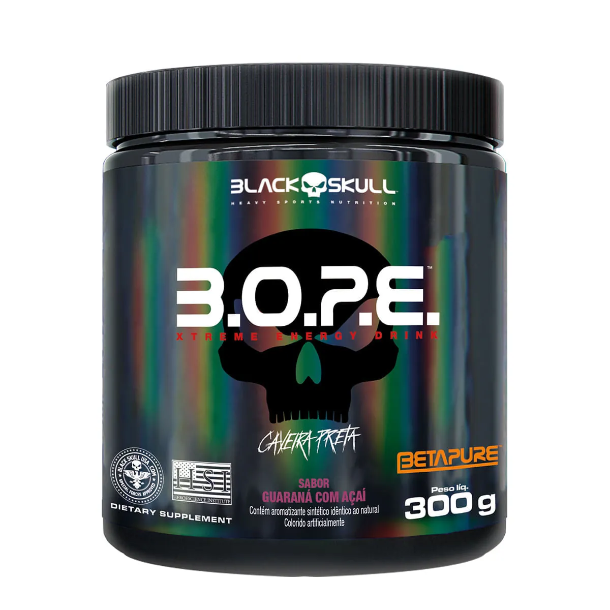PRÉ TREINO B.O.P.E 300G - B.O.P.E GUARANÁ C/ AÇAI 300G