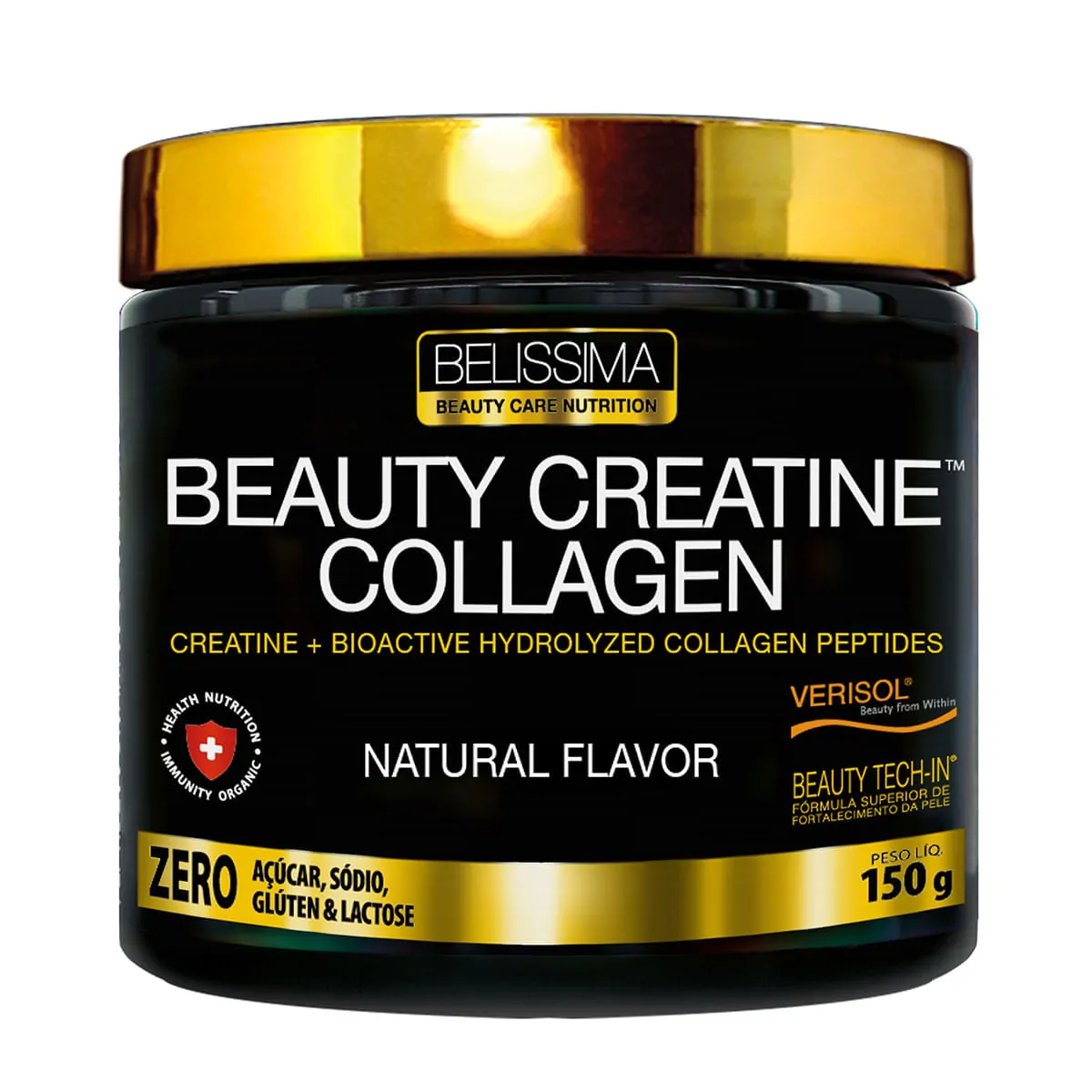 CREATINE COLLAGEN 150G - BELÍSSIMA - CREATINE COLLAGEN 150G SEM SABOR - BELÍSSIMA