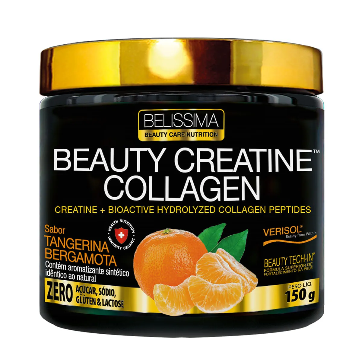 CREATINE COLLAGEN 150G - BELÍSSIMA - CREATINE COLLAGEN 150G TANGERINA - BELÍSSIMA