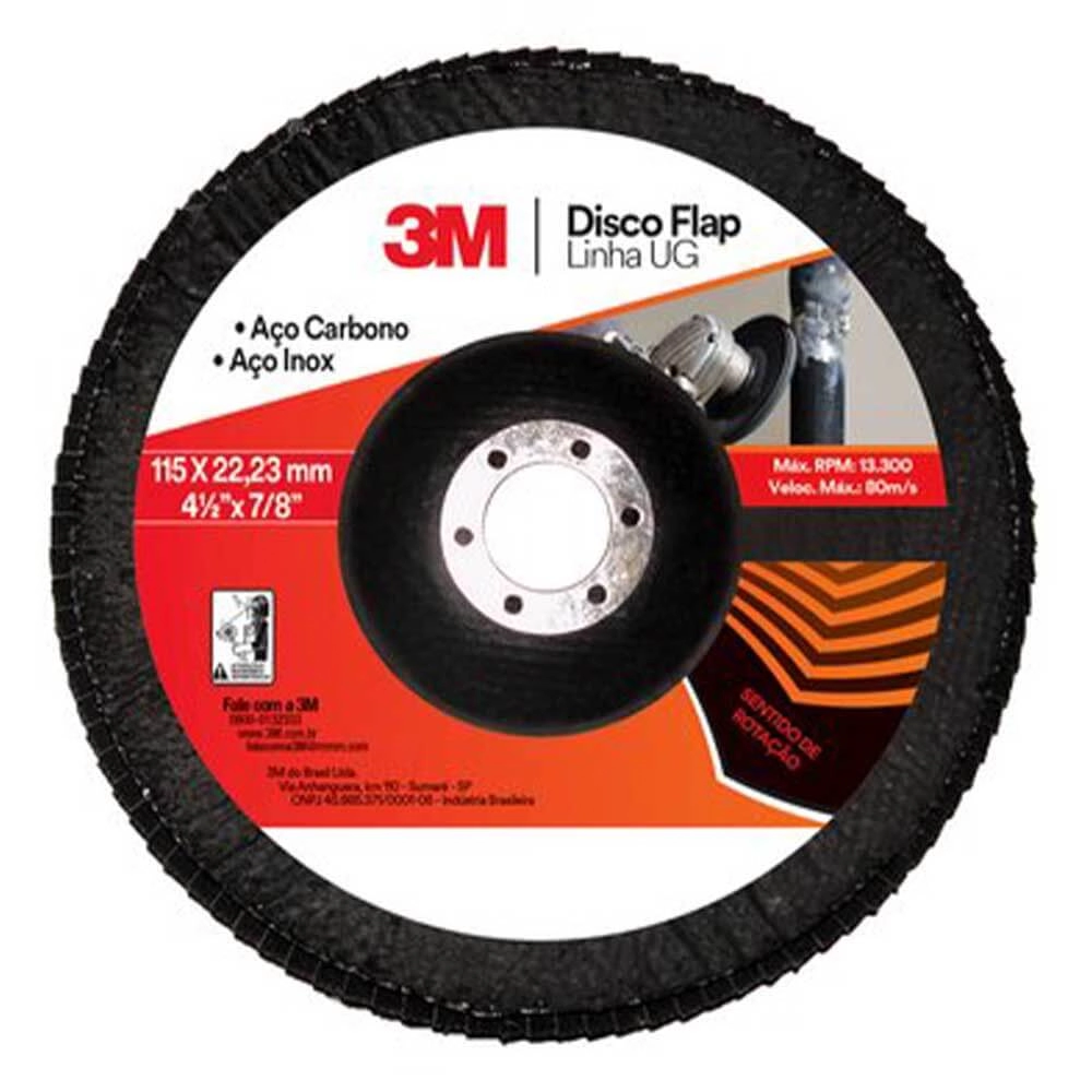 Disco De Flap 3m - Grão 60 - 15cm X 2,2cm
