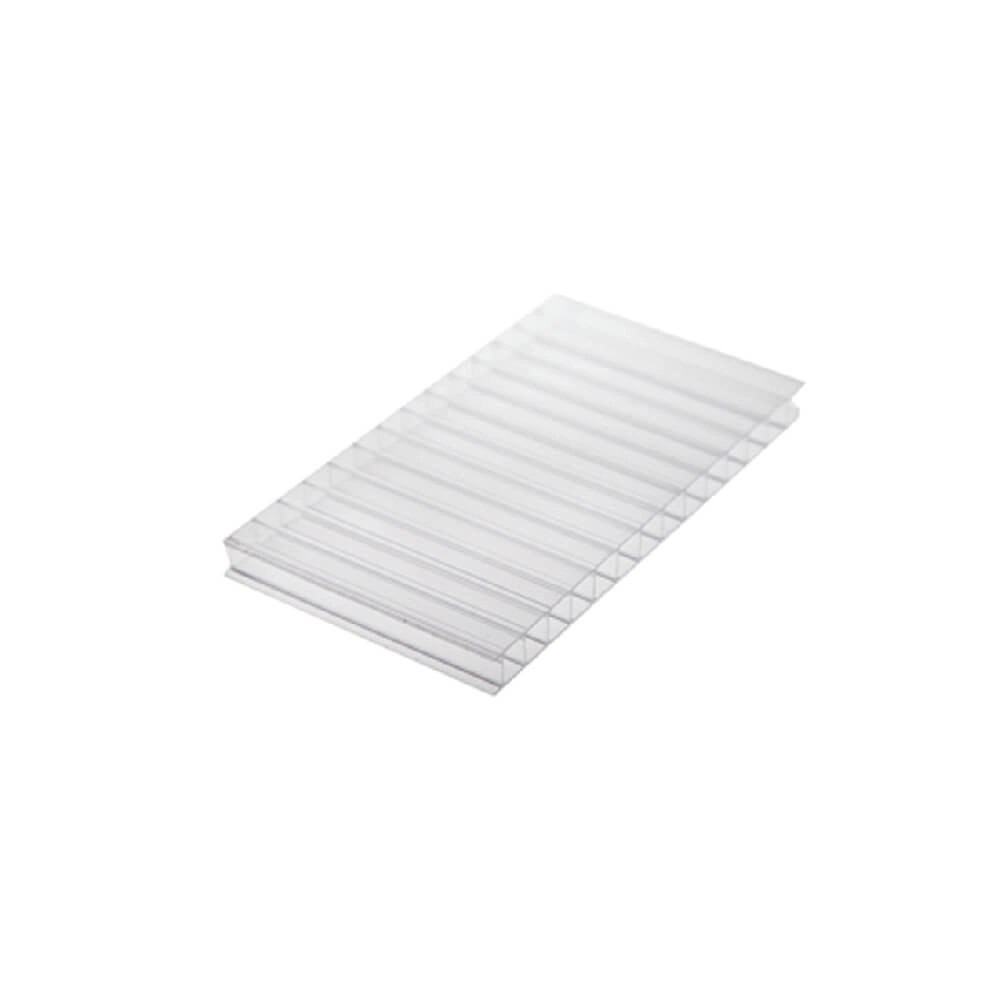 Chapa De Policarbonato Alveolar Cristal 10mm - 2,10m X 6,00m - Cortado C/ 2m P/ Envio