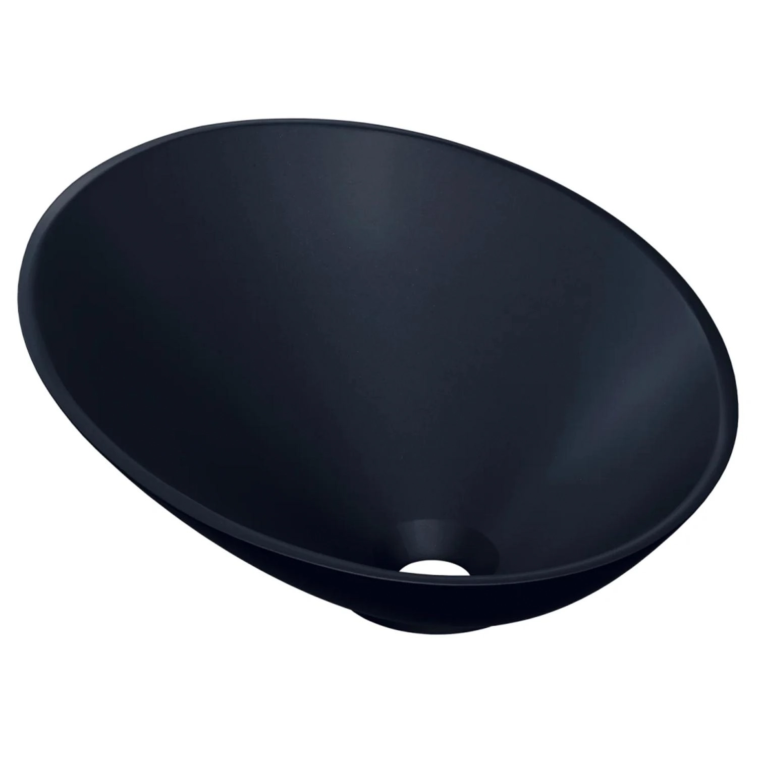 Cuba Pia Para Banheiro Meia Lua 39cm Thaís C08 Preto - Mpozenato