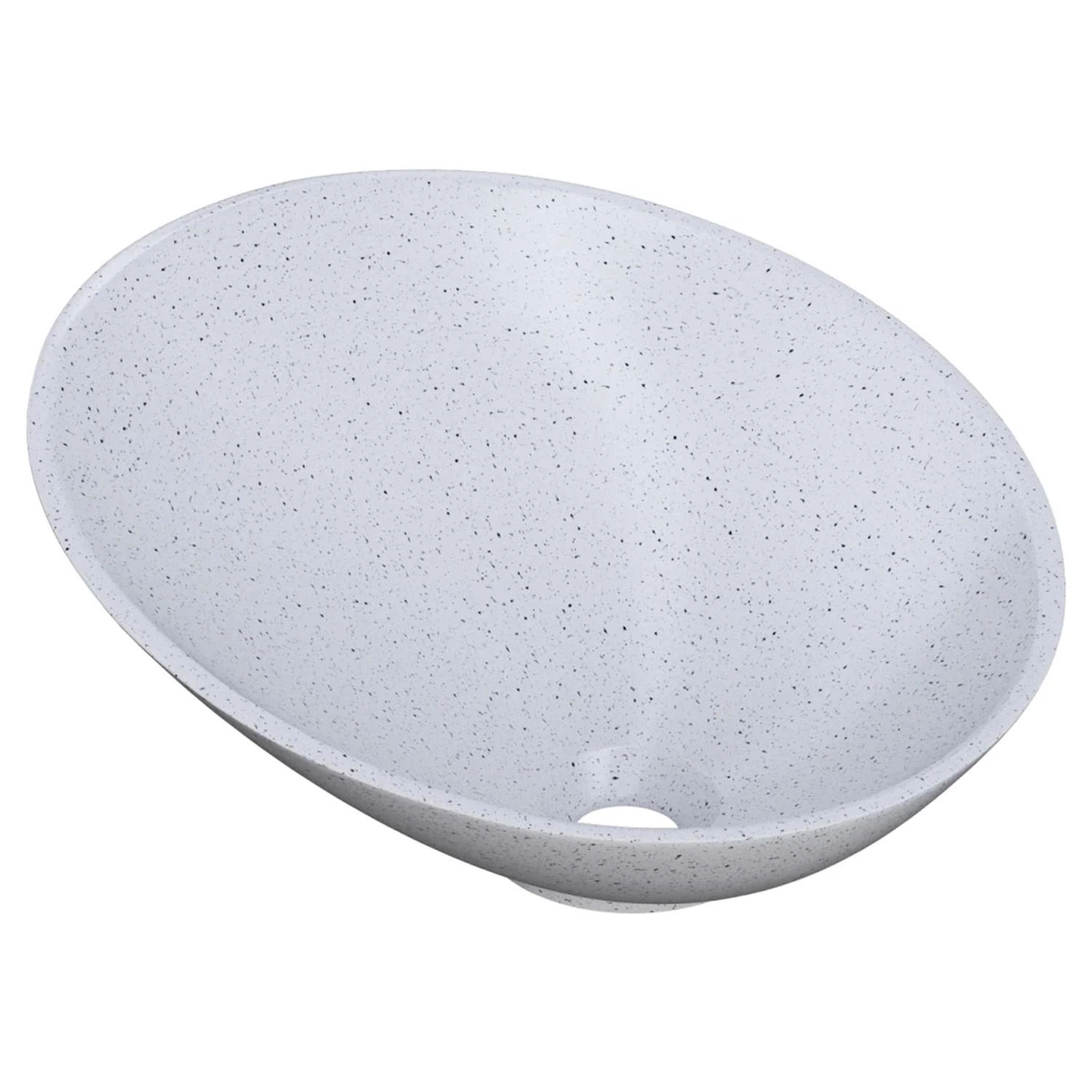Cuba Pia Para Banheiro Meia Lua 39cm Thaís C08 Branco Granit - Mpozenato