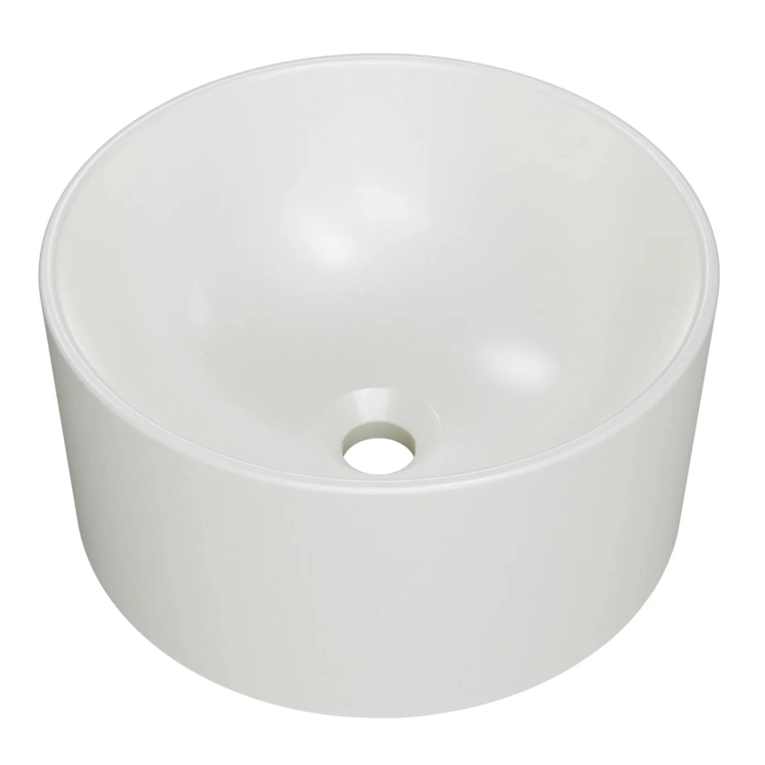 Cuba Pia Para Banheiro Redonda 30cm Celine C08 Bege - Mpozenato