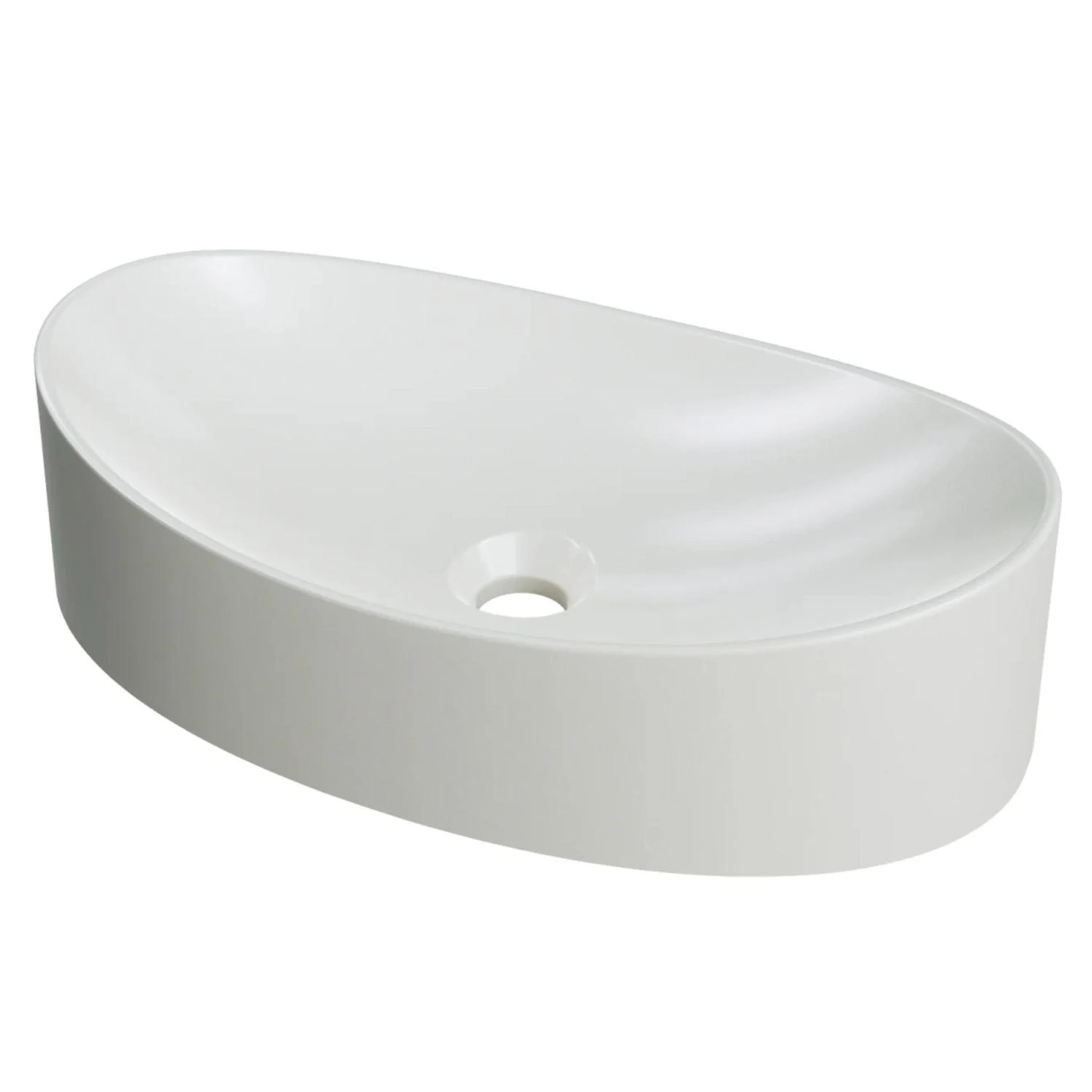 Cuba Pia Para Banheiro Oval Canoa 46cm Tânia C08 Bege - Mpozenato
