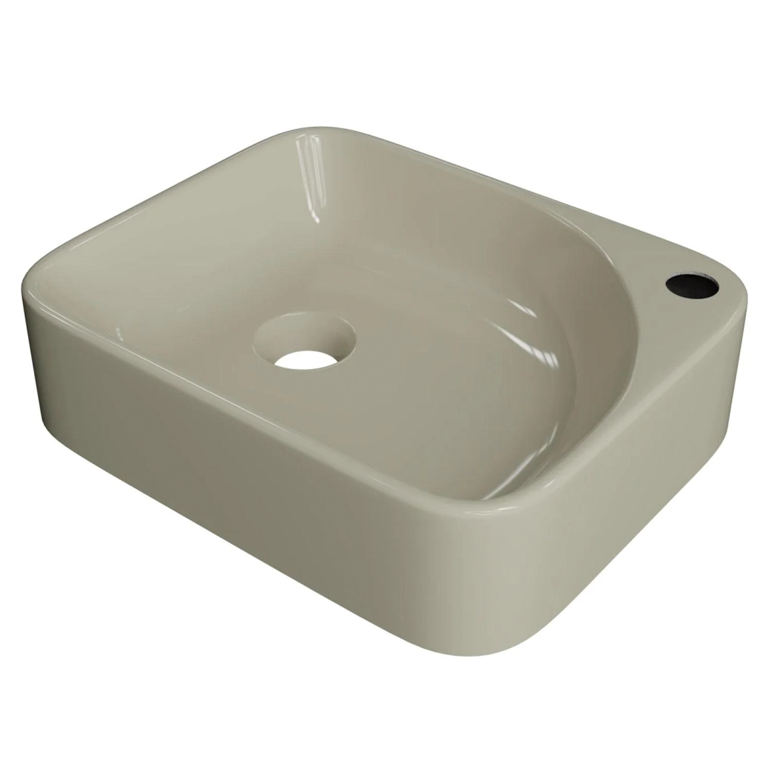 Cuba Pia Para Banheiro Retangular 36cm Jasmin C08 Bege - Mpozenato