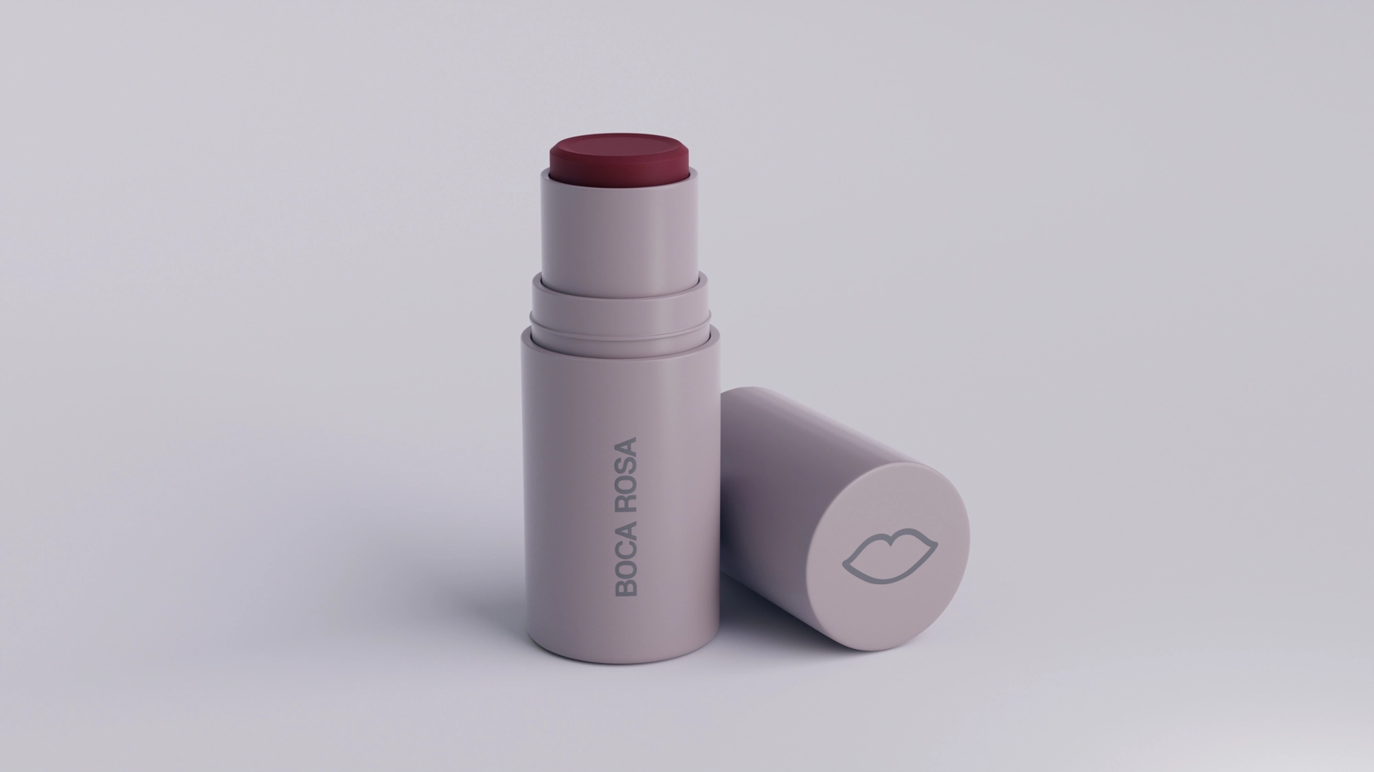 Bastao Facial Boca Rosa Multifuncional Stick Cor Manaux 5g