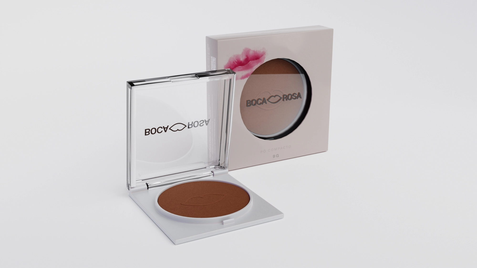 Po Compacto Boca Rosa Br07 9g