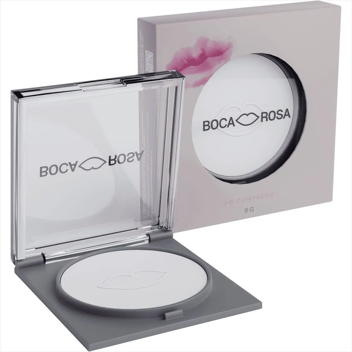 Po Compacto Boca Rosa Translucido Cocada 9g