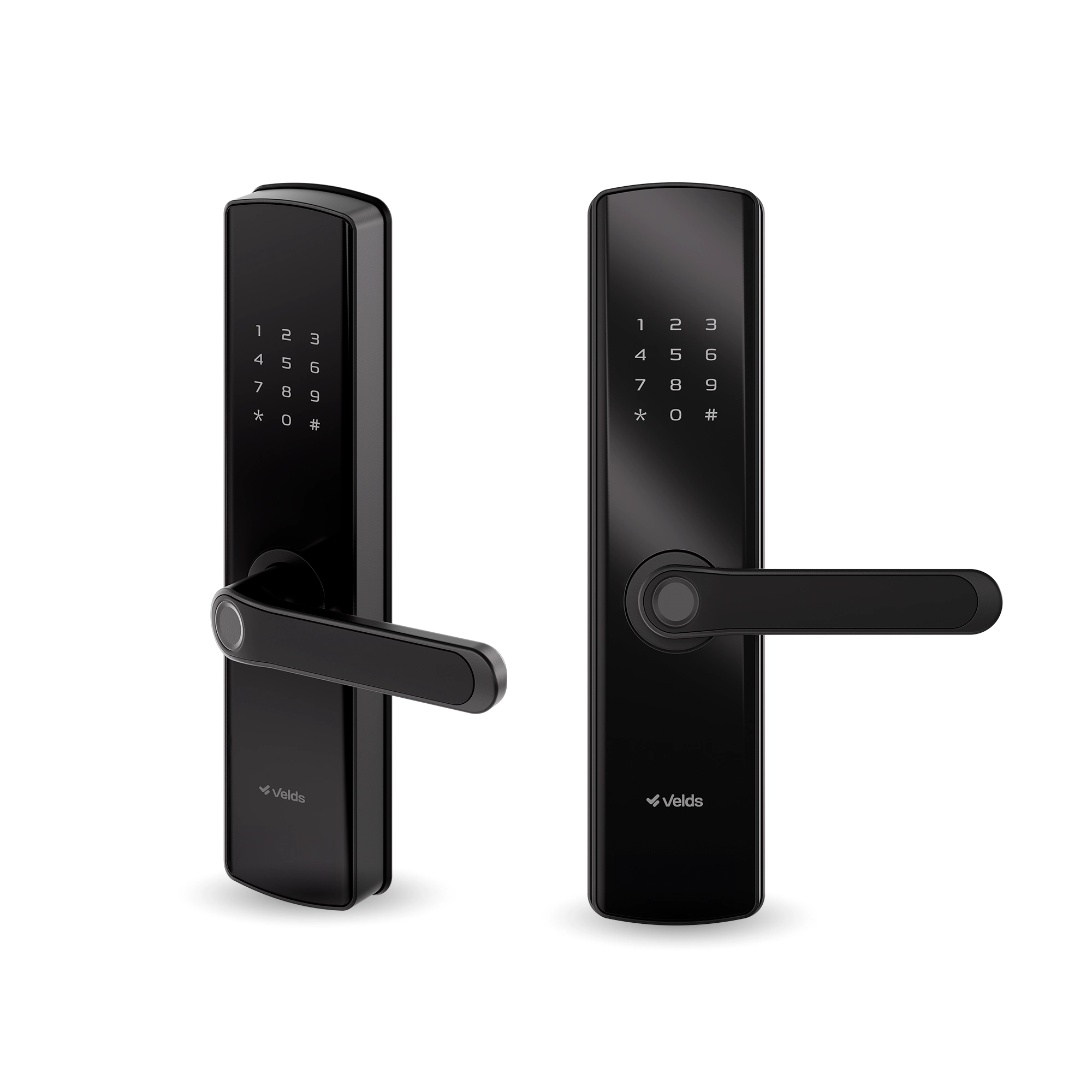Fechadura Digital de Embutir Velds, Wi-Fi com Biometria, Senha, Aplicativo e Tag, Preto