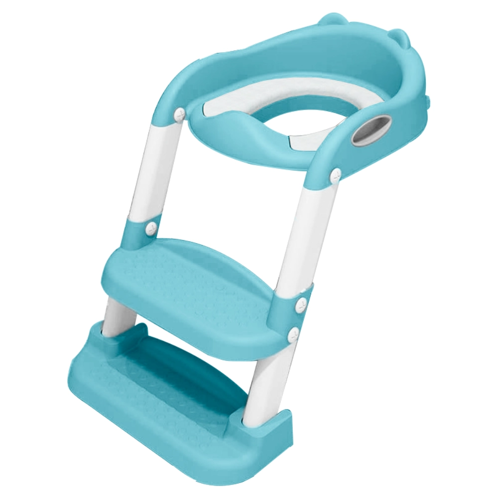 Assento Sanitário Infantil Com Escada - Azul