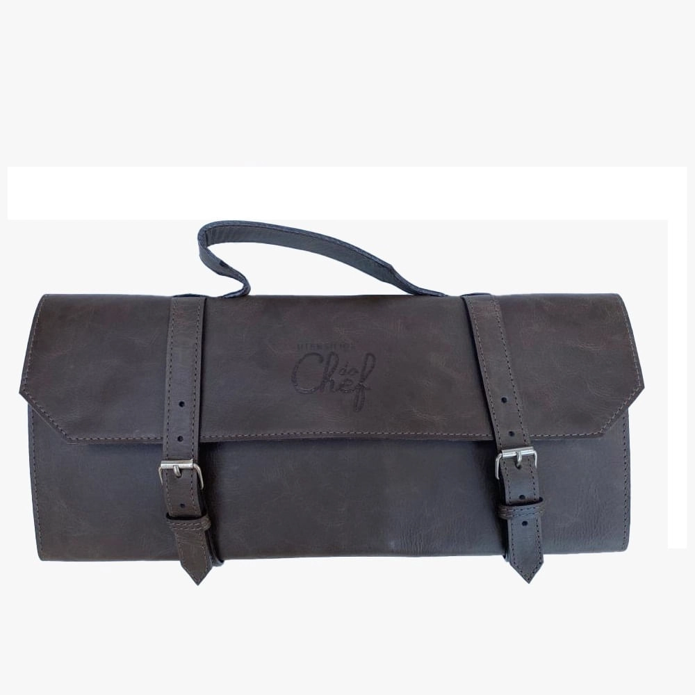 Estojo Gourmet Facas E Acessorios - Case Couro- Churrasco 7