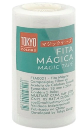Fita Adesiva De Celulose Fta0021 Multiart