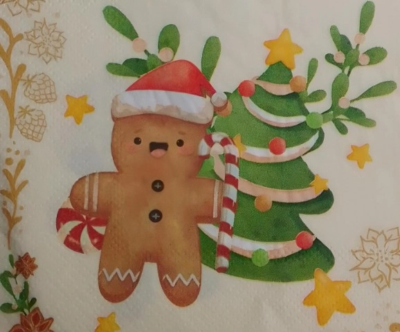 Guardanapo Natal Sortido C/10un 33x33cm Multiart