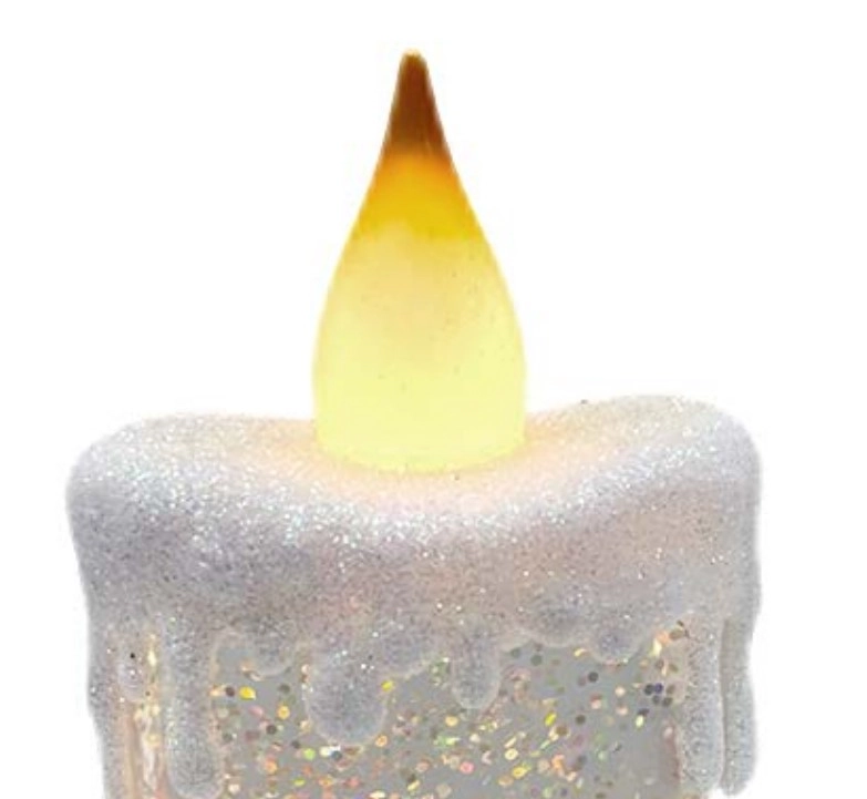 Vela Natal C/led Sortido 8,2x5,3x16cm Multiart