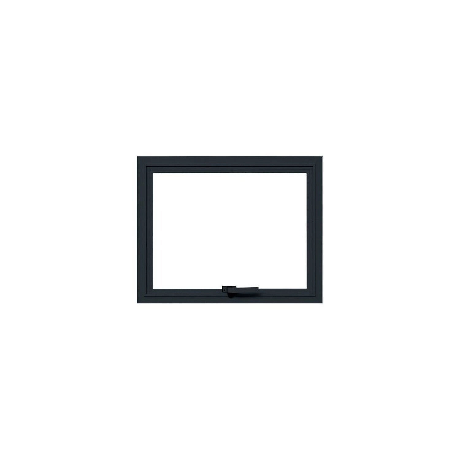 Janela Maxim-ar Vidro Segurança 6cm 80cm X 60cm Fábrica Do Alumínio Preto