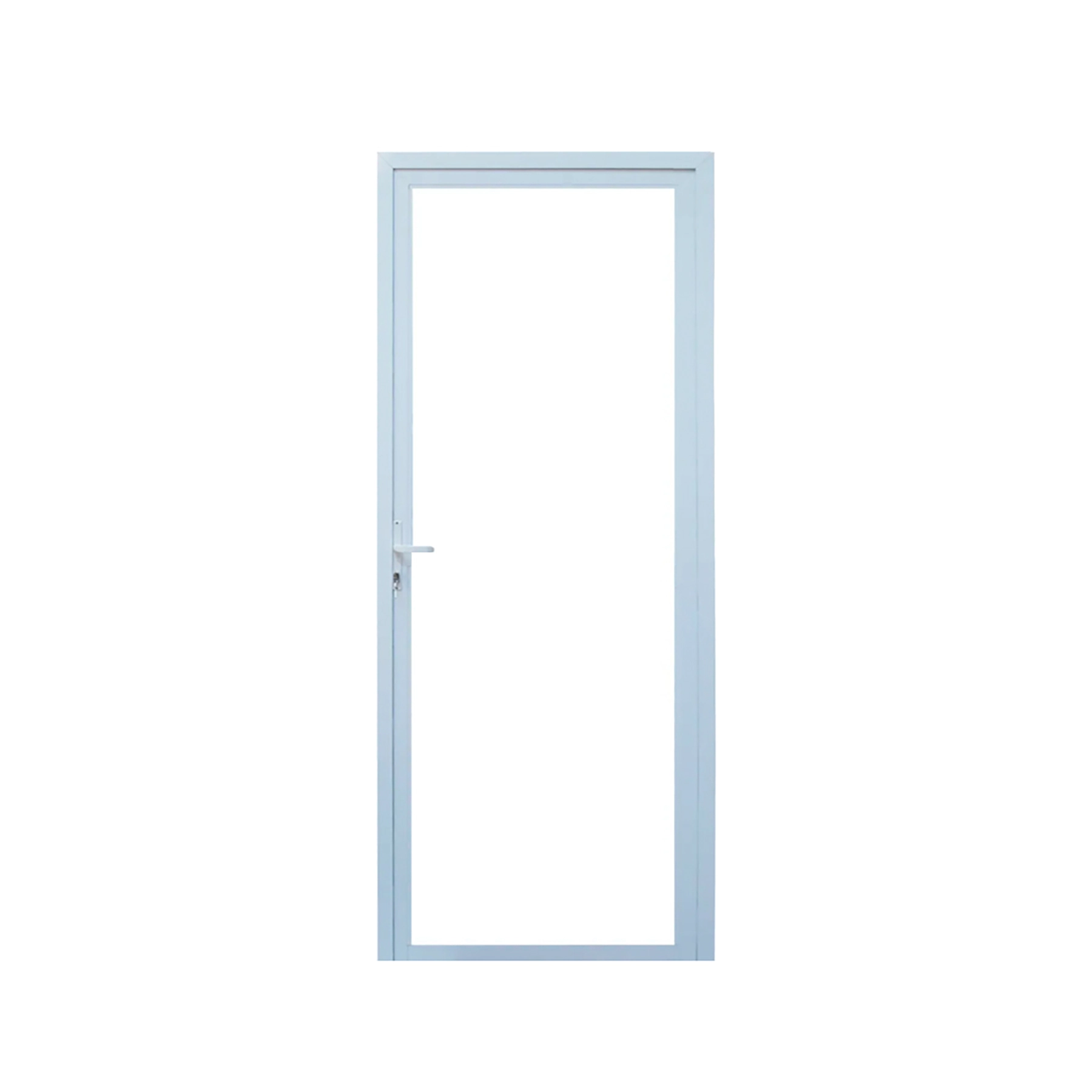 Porta de Giro Alumínio Pintado 215x80 Com Batente Supra OGB Esquadrias