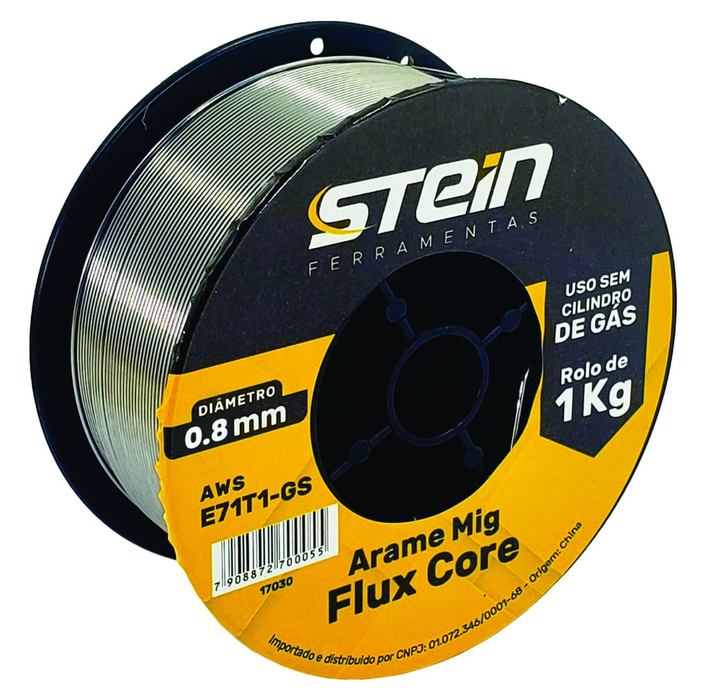 Arame Solda Mig 1kg Uso Sem Gás E71t1-gs 0,8mm Stein