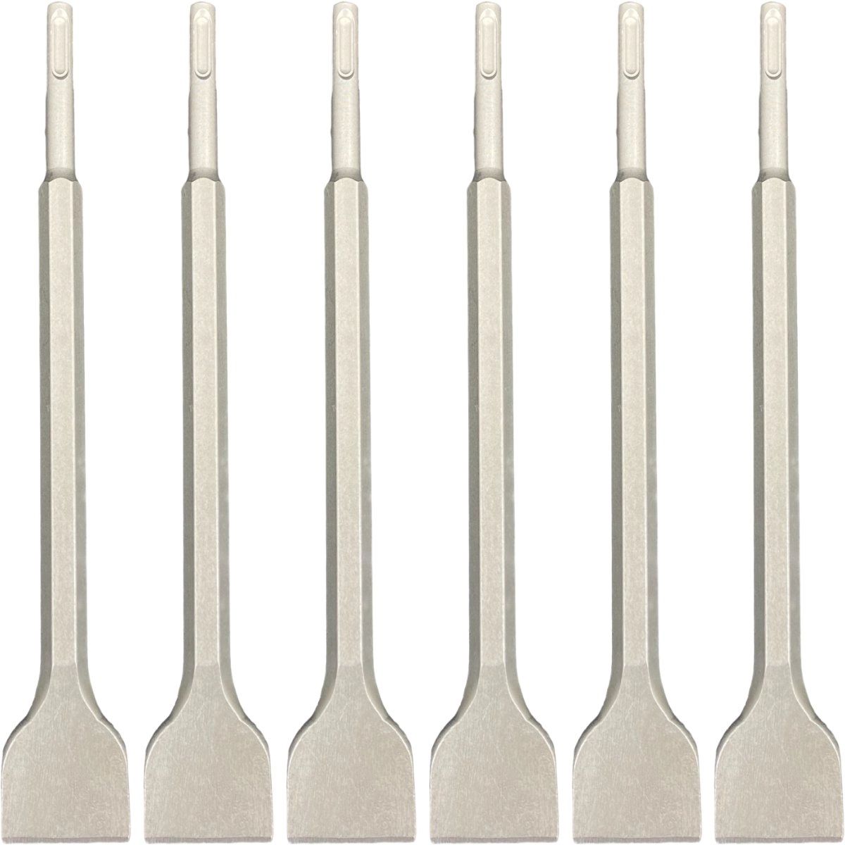 Cinzel Sds Plus Ponta Chata 250mm X 50mm 06 Peças Pyramid