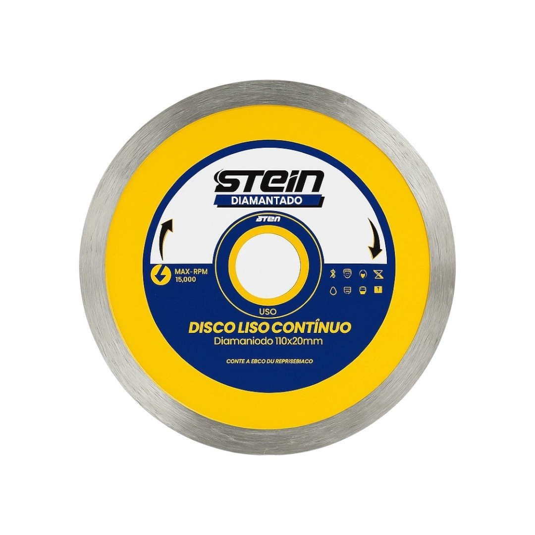 Disco Diamantado Corte Seco 110mm Liso Stein